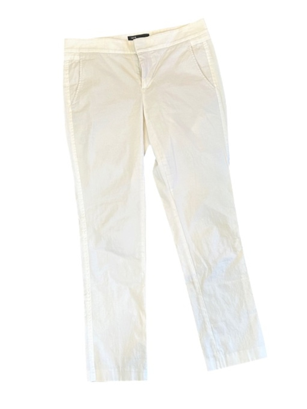 Vince White Tailored Trousers